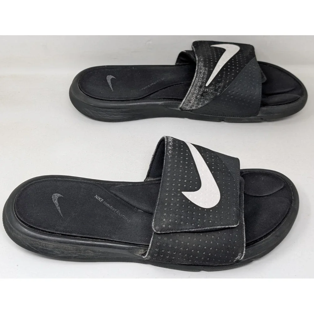 Nike Ultra Comfort Slide Sandal Flip Flop Slipper Men's Black Size 11 882687-003
